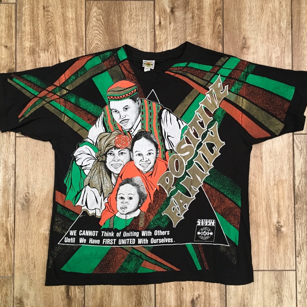 Vintage Kacy World POSITIVE FAMILY T Shirt